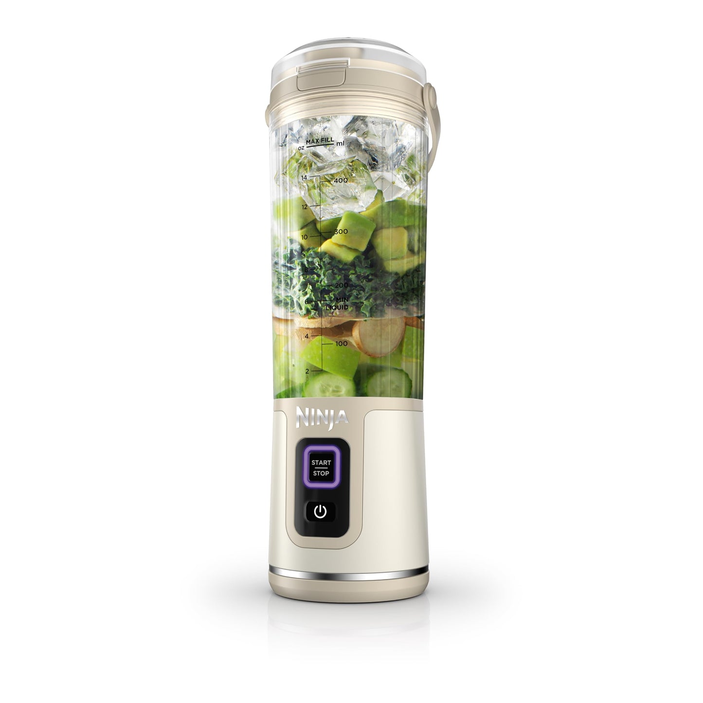 Ninja Blast Portable Blender, Cordless, 18oz Vessel, Lavender, BC151ML | USB-C rechargeable, cordless blending anywhere. BlastBlade crushes ice & frozen fruit. Leakproof sip lid, dishwasher safe.