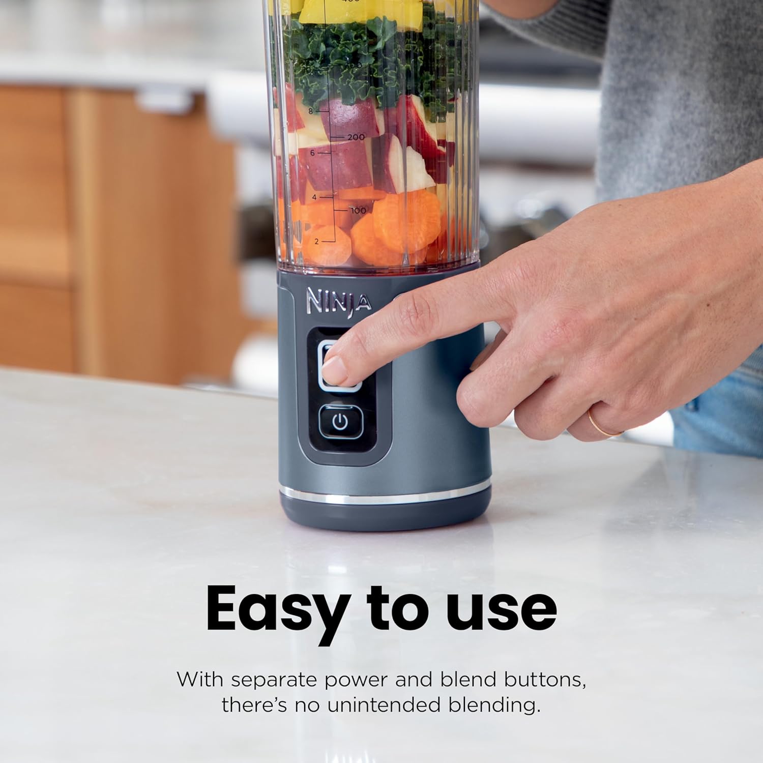 Ninja Blast Portable Blender, Cordless, 18oz Vessel, Lavender, BC151ML | USB-C rechargeable, cordless blending anywhere. BlastBlade crushes ice & frozen fruit. Leakproof sip lid, dishwasher safe.