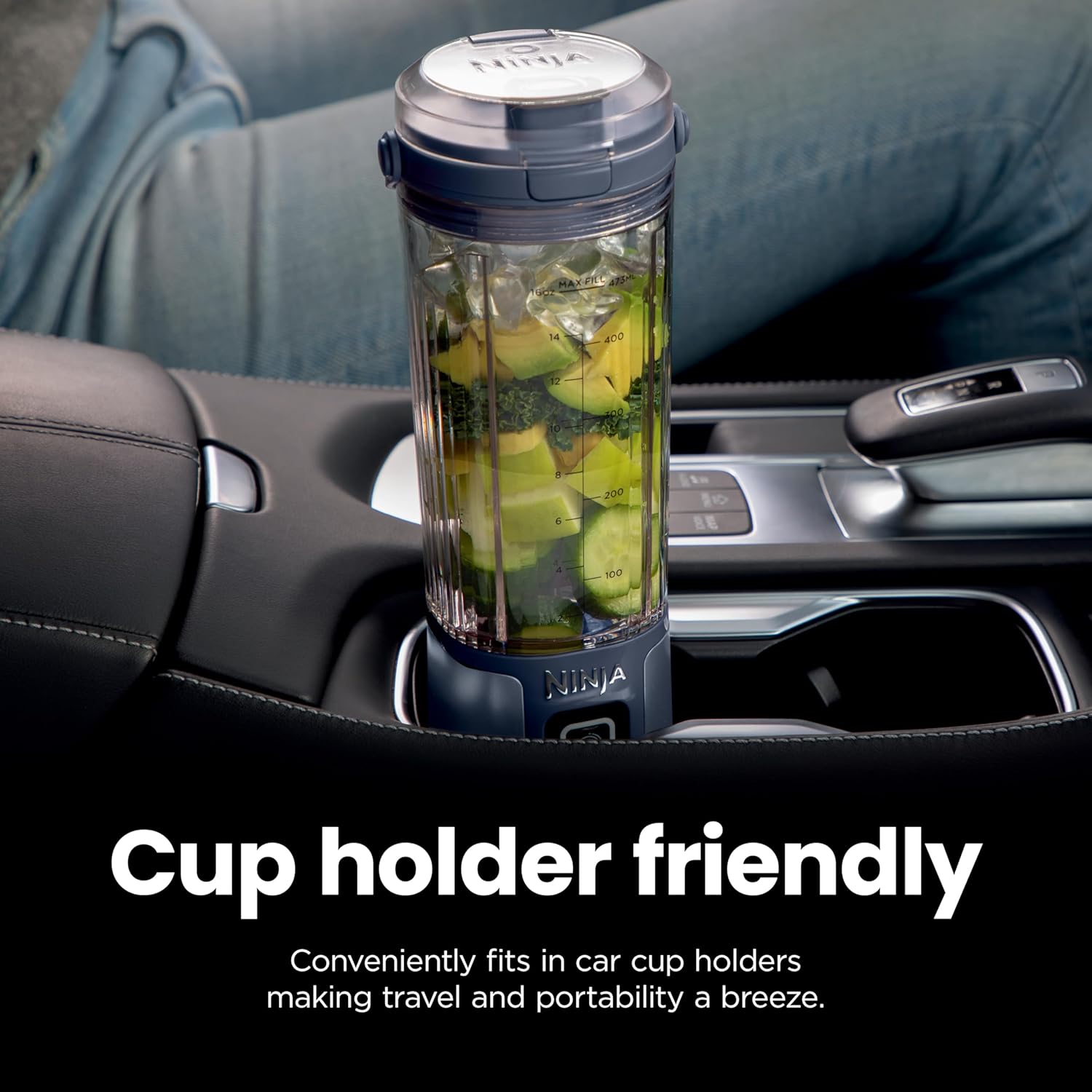 Ninja Blast Portable Blender, Cordless, 18oz Vessel, Lavender, BC151ML | USB-C rechargeable, cordless blending anywhere. BlastBlade crushes ice & frozen fruit. Leakproof sip lid, dishwasher safe.