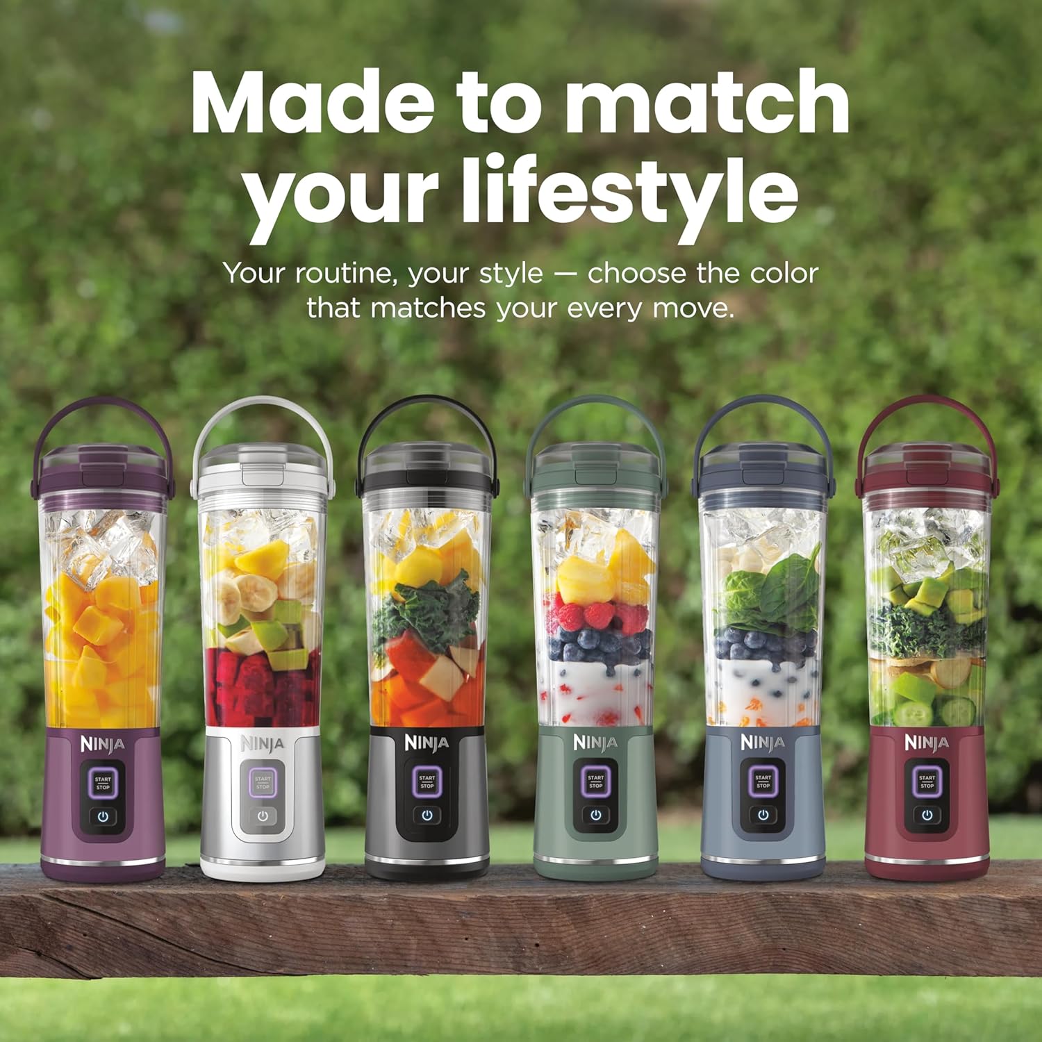 Ninja Blast Portable Blender, Cordless, 18oz Vessel, Lavender, BC151ML | USB-C rechargeable, cordless blending anywhere. BlastBlade crushes ice & frozen fruit. Leakproof sip lid, dishwasher safe.