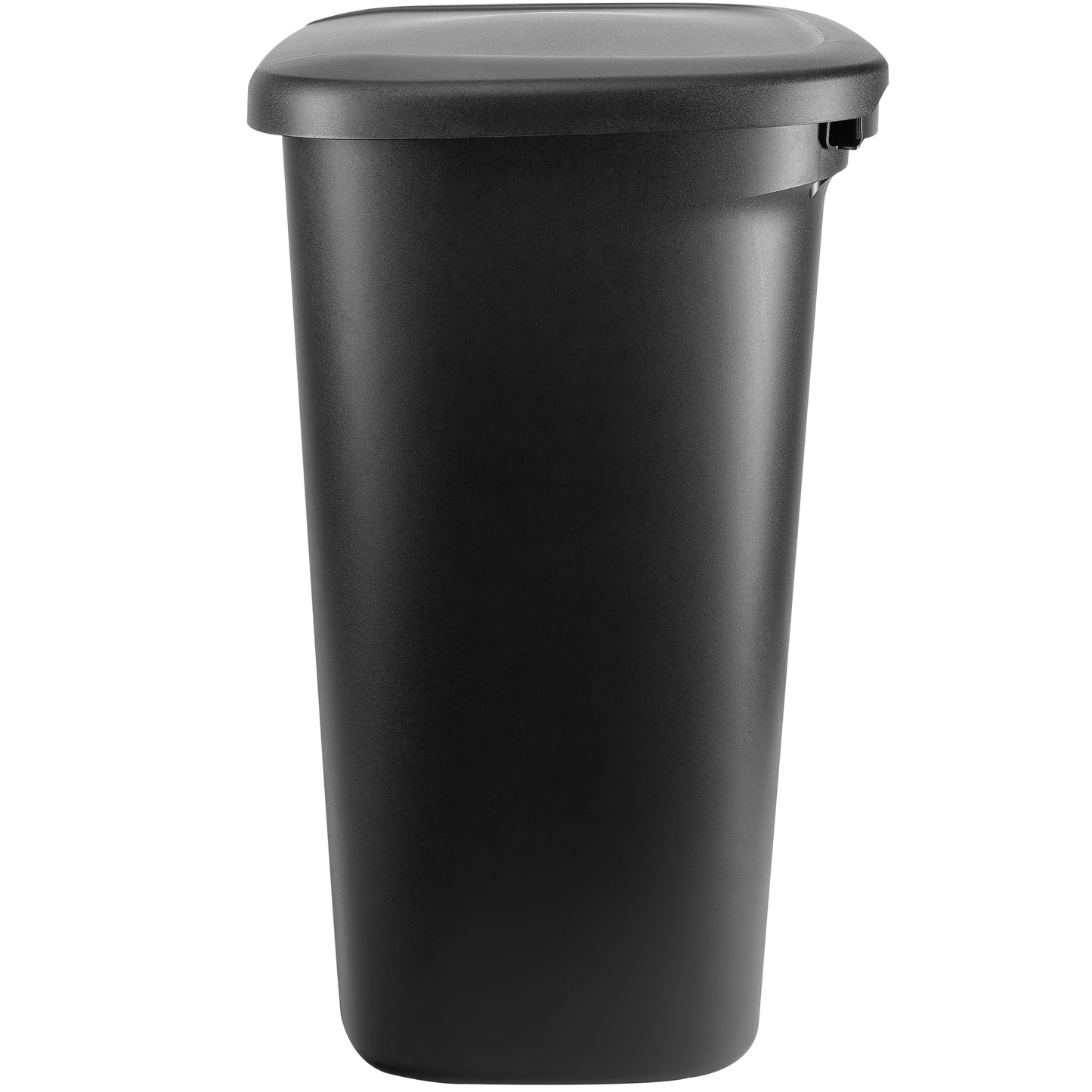 Hefty Kitchen Trash Can, 20.1 Gallon Plastic Step Garbage Bin with Foot Pedal Lid, Black